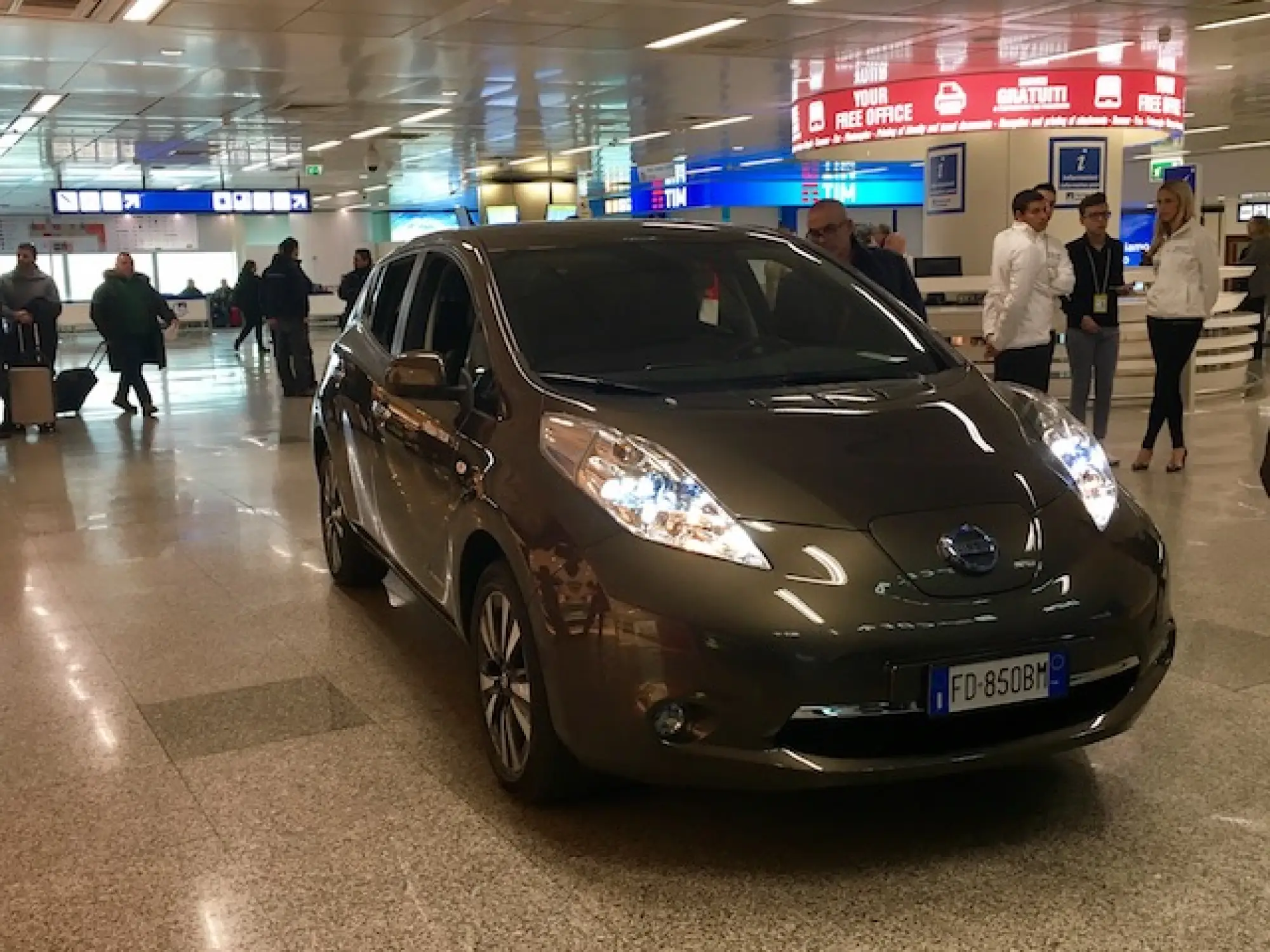 Nissan LEAF_ENEL a Fiumicino - 3