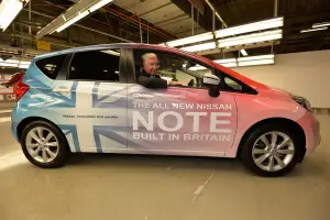 Nissan Note 2013 - Stabilimento di Sunderland