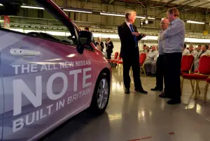 Nissan Note 2013 - Stabilimento di Sunderland