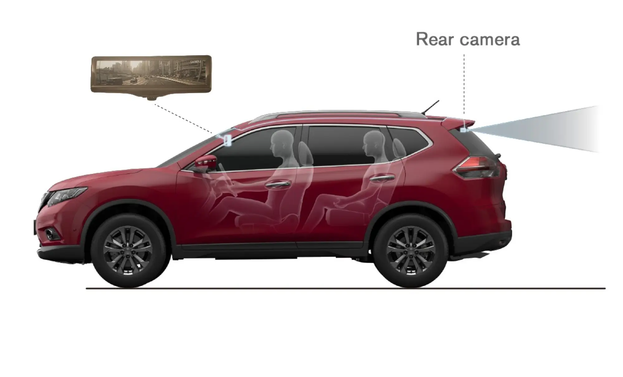 Nissan Smart Rearview Mirror - 1
