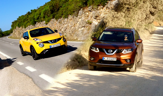 Nissan X-Trail e Juke MY 2014 - Primo Contatto