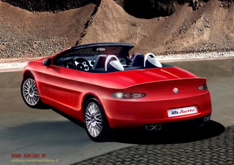 Nuova Alfa Romeo Duetto: rendering - 1