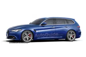 Nuova Alfa Romeo Giulia - Rendering coupe e wagon - 3