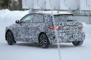Nuova Audi A1 foto spia 3 novembre 2016