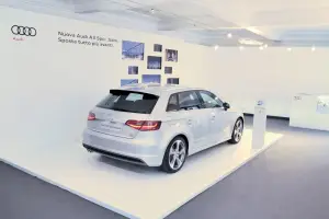 Nuova Audi A3 presso gli Audi Temporary Store