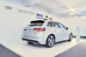 Nuova Audi A3 presso gli Audi Temporary Store