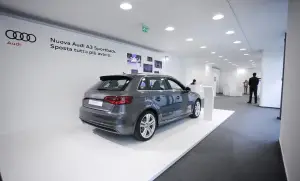 Nuova Audi A3 presso gli Audi Temporary Store
