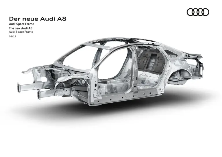 Nuova Audi A8 materiali leggeri - 5