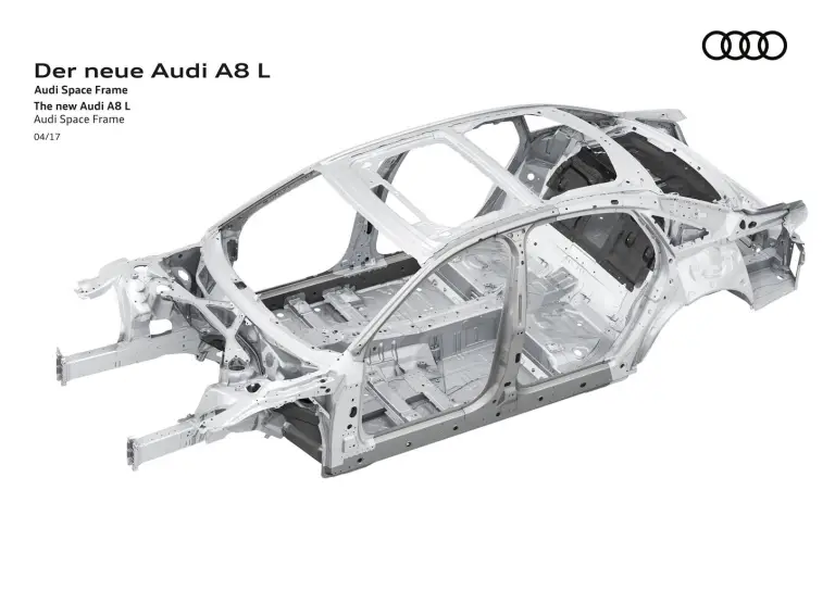 Nuova Audi A8 materiali leggeri - 9