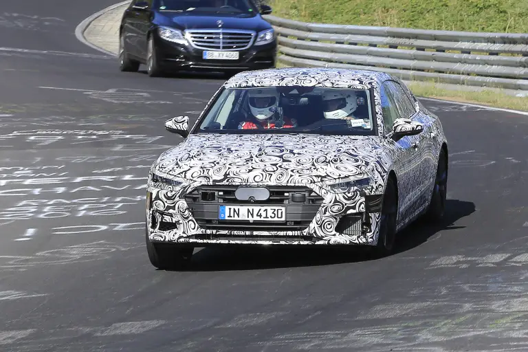 Nuova Audi S7 Sportback foto spia 21 settembre 2016 - 11