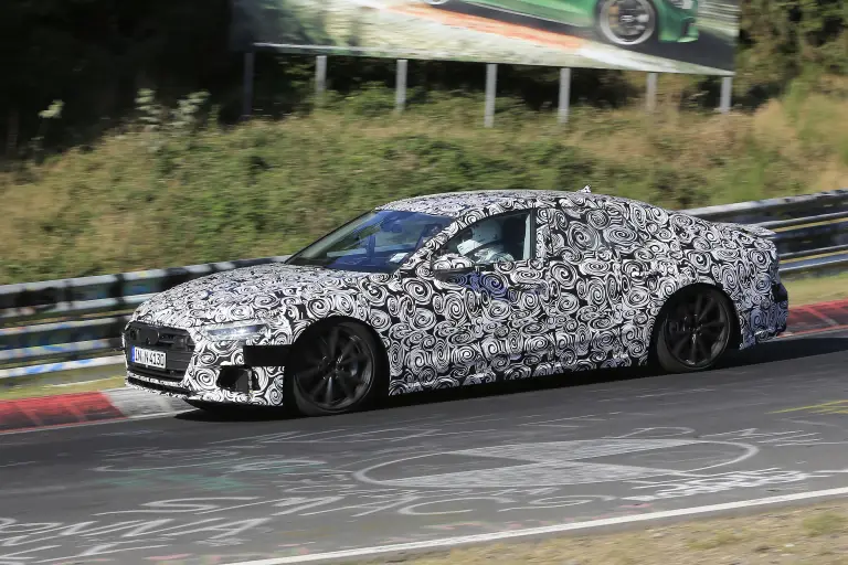 Nuova Audi S7 Sportback foto spia 21 settembre 2016 - 14