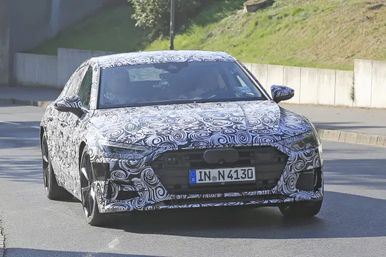 Nuova Audi S7 Sportback foto spia 21 settembre 2016 - 2