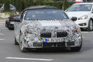 Nuova BMW Serie 8 cabrio foto spia 18 novembre 2016