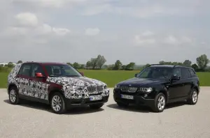 Nuova BMW X3: foto ufficiali dei test