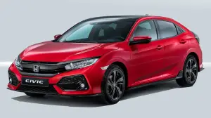 Nuova Honda Civic Hatchback prime foto ufficiali 16 settembre 2016