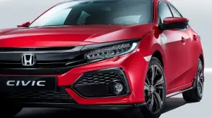 Nuova Honda Civic Hatchback prime foto ufficiali 16 settembre 2016