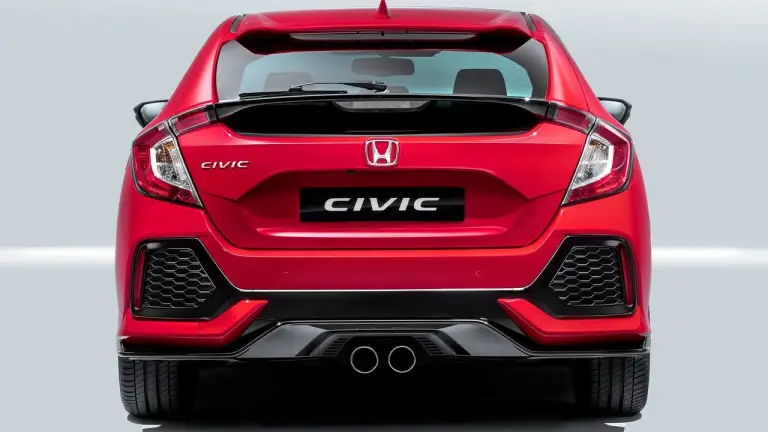 Nuova Honda Civic Hatchback prime foto ufficiali 16 settembre 2016 - 6