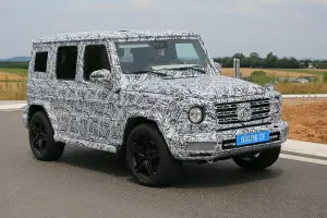 Nuova Mercedes Classe G MY 2017 foto spia 29 luglio 2016