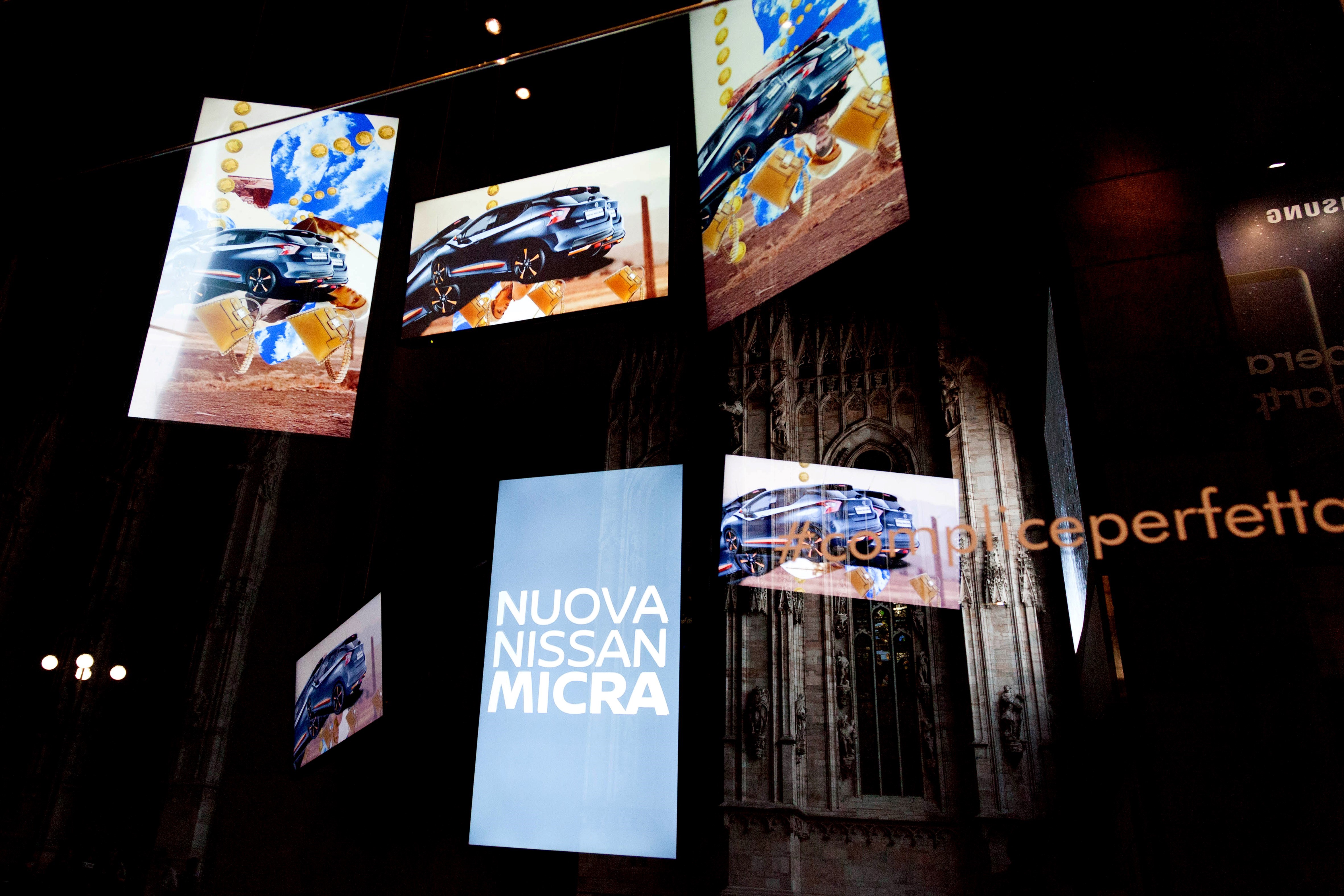 Nuova Nissan Micra Vogue Italia Rinascente Milano