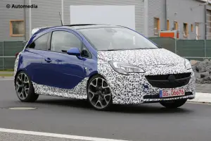 Nuova Opel Corsa OPC - foto spia (settembre 2014)