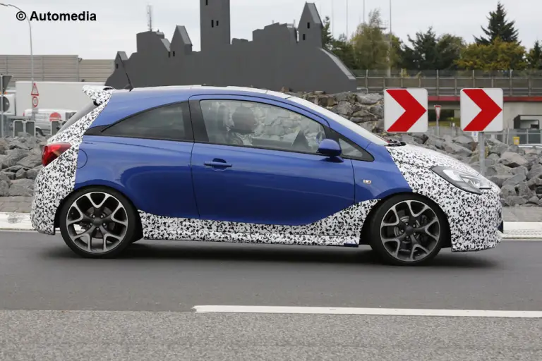 Nuova Opel Corsa OPC - foto spia (settembre 2014) - 3