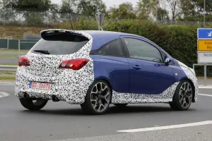 Nuova Opel Corsa OPC - foto spia (settembre 2014)