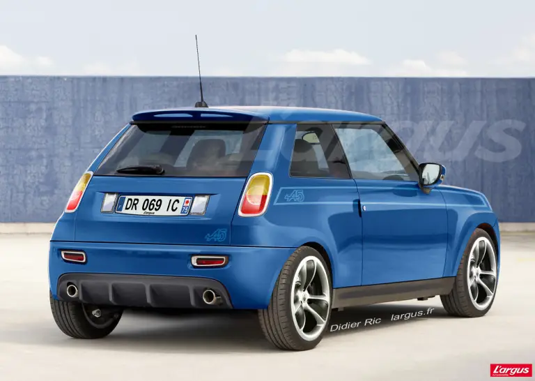 Nuova Renault 5 - Rendering by Largus.fr - 2