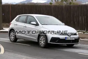 Nuova Volkswagen Polo 2021 - prime foto spia 