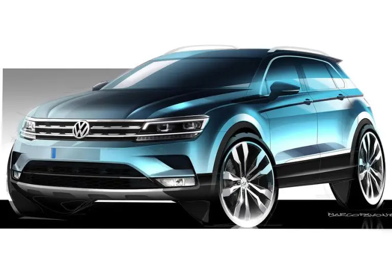 Nuova Volkswagen Tiguan - Sketch - 1