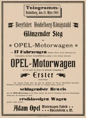 Opel - 120 anni di storia