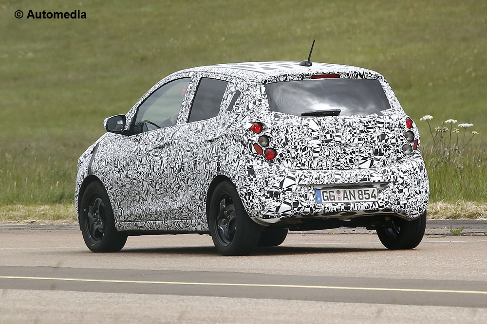 Opel Agila 2015 - Foto spia 16-05-2014