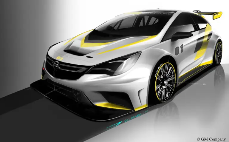 Opel Asta TCR - rendering - 1