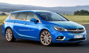 Opel Astra Sports Tourer 2016 rendering