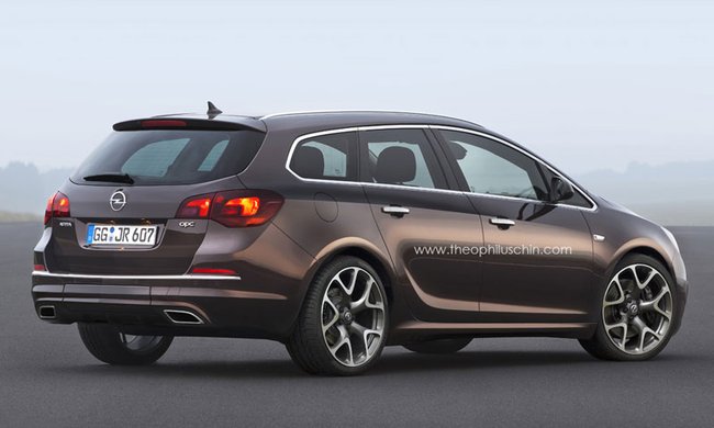 Opel Astra Sports Tourer OPC render