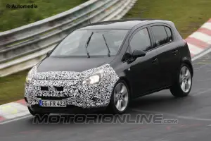 Opel Corsa MY 2014 - Foto spia 25-05-2013