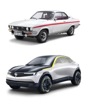 Opel GT X Experimental concept - passato e futuro