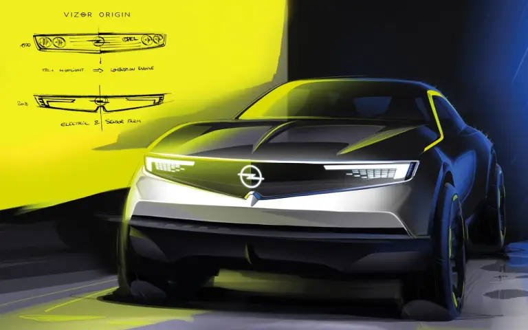 Opel GT X Experimental concept - passato e futuro - 13