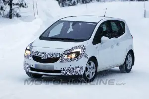 Opel Meriva facelift 2014 - Foto spia 16-02-2013