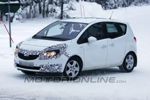 Opel Meriva facelift 2014 - Foto spia 16-02-2013 - 2