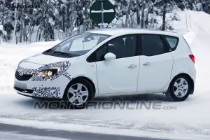 Opel Meriva facelift 2014 - Foto spia 16-02-2013