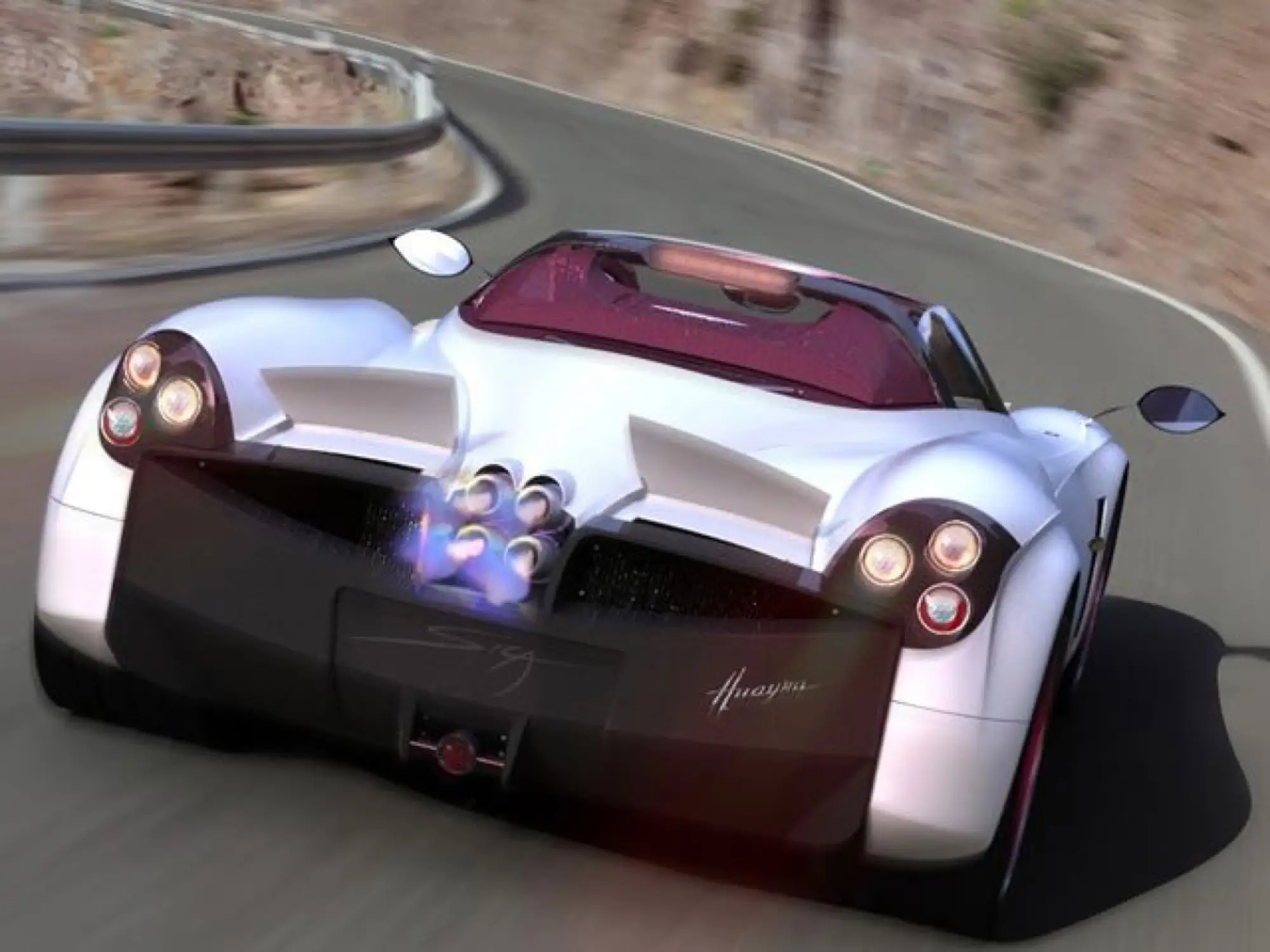 Pagani Huayra Roadster - rendering - 3