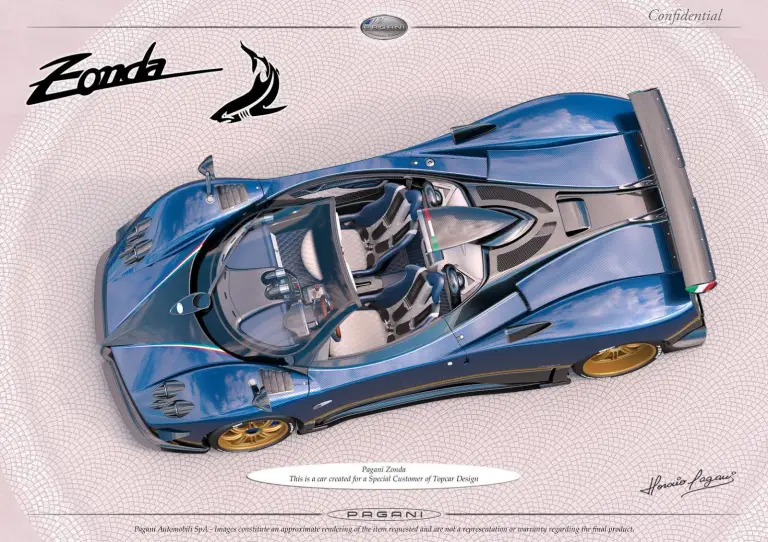 Pagani Zonda TopCar - Rendering - 2