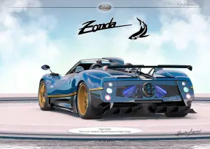 Pagani Zonda TopCar - Rendering