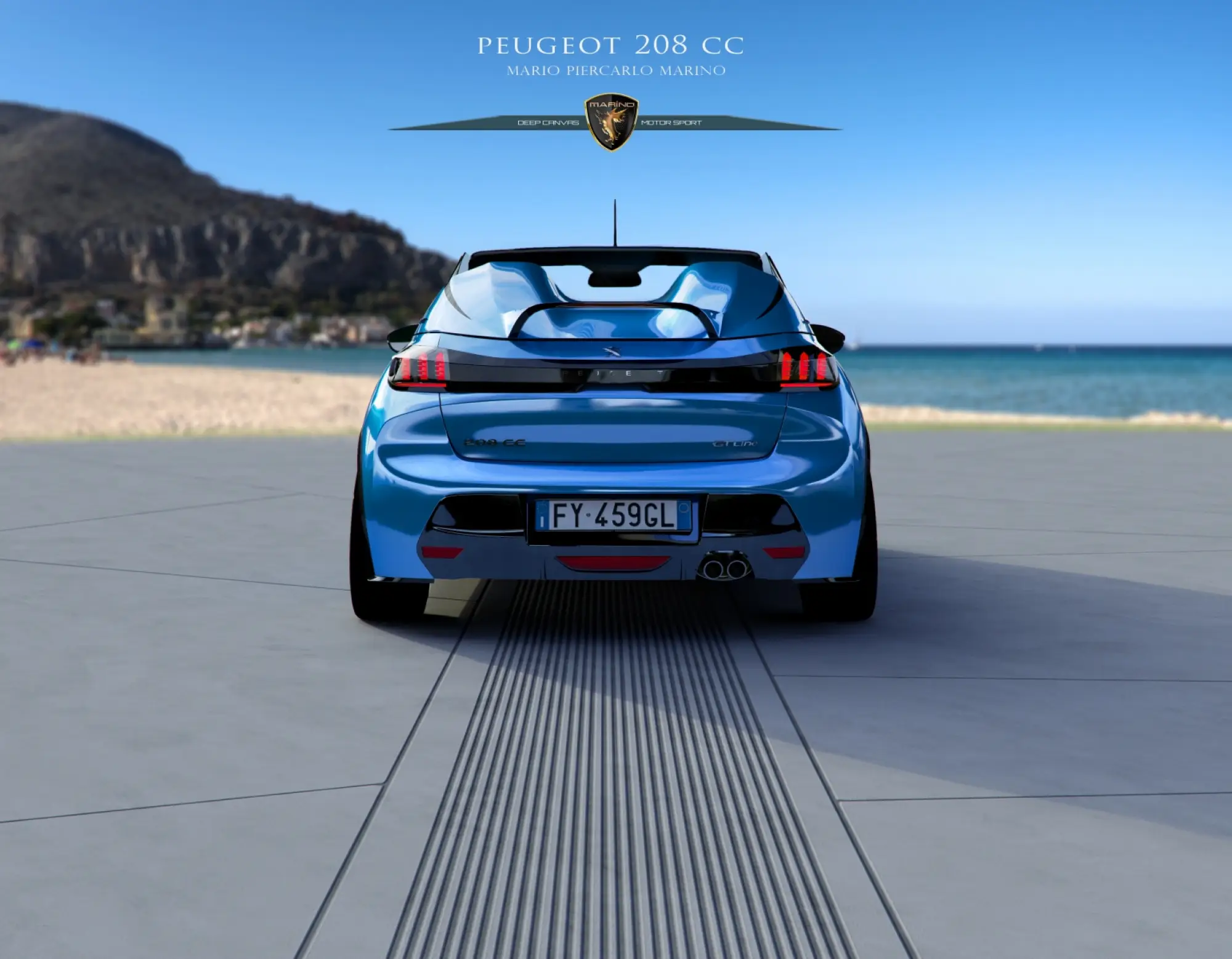 Peugeot 208 CC 2020 - Rendering - 19