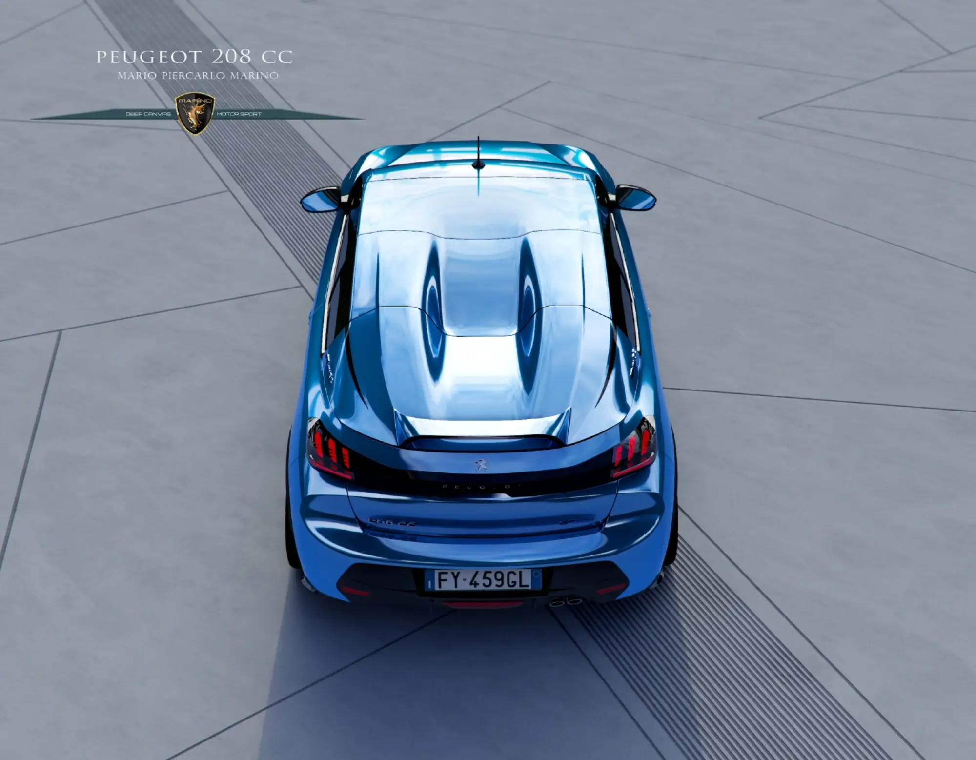 Peugeot 208 CC 2020 - Rendering - 20