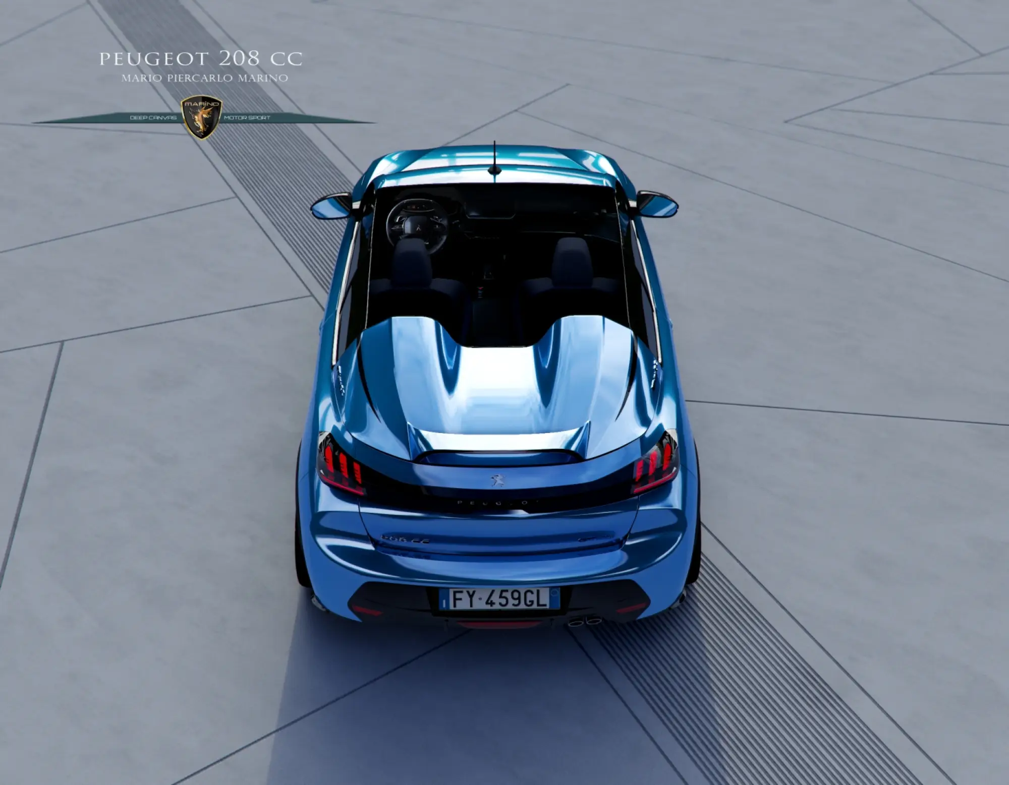 Peugeot 208 CC 2020 - Rendering - 21