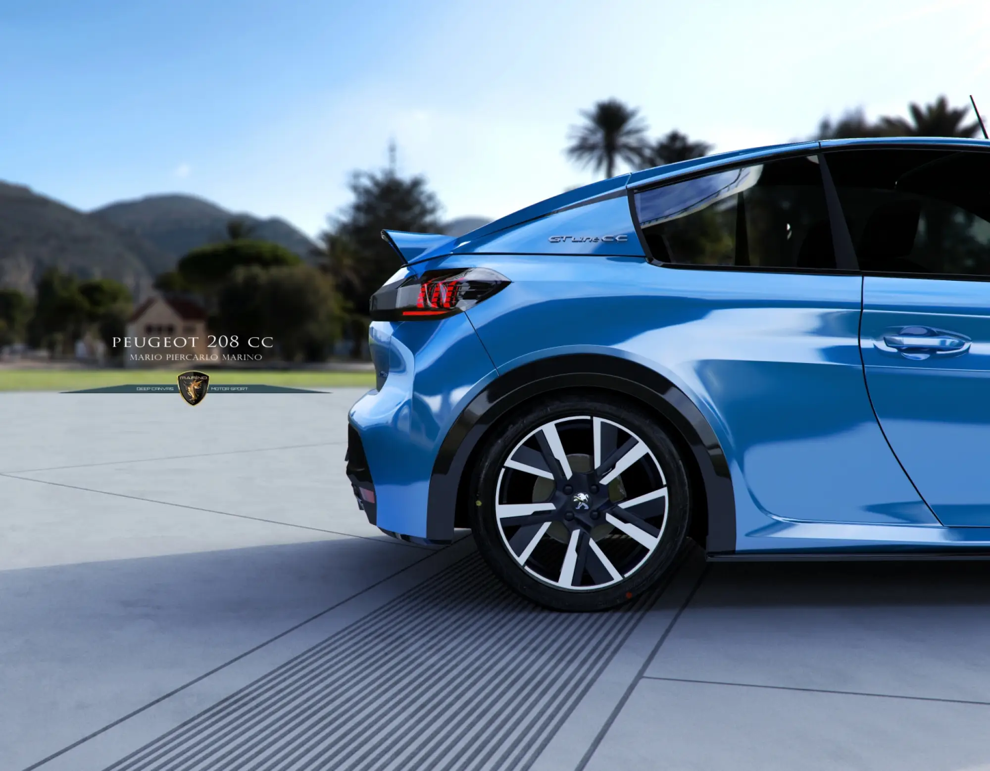 Peugeot 208 CC 2020 - Rendering - 24