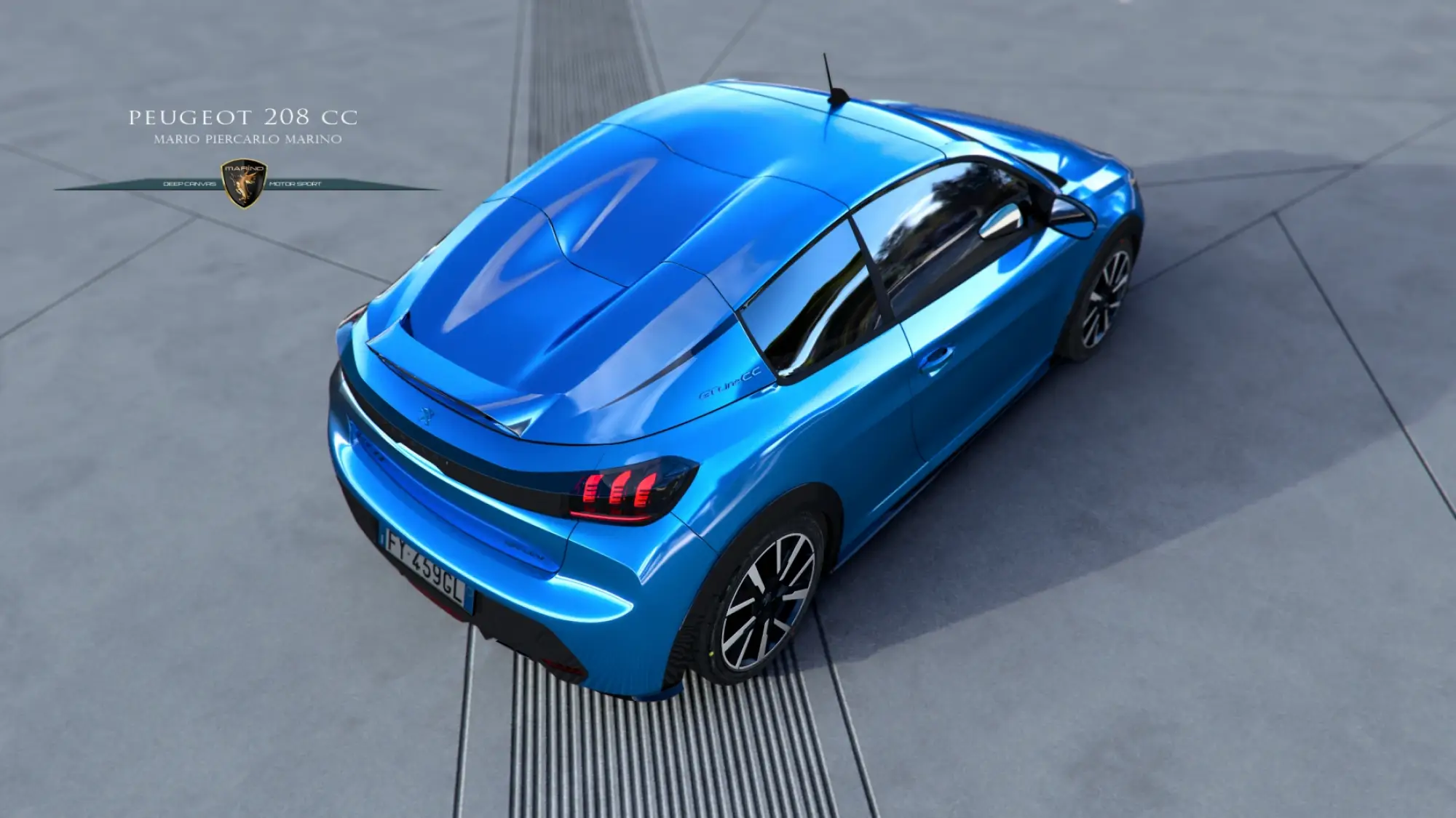 Peugeot 208 CC 2020 - Rendering - 3