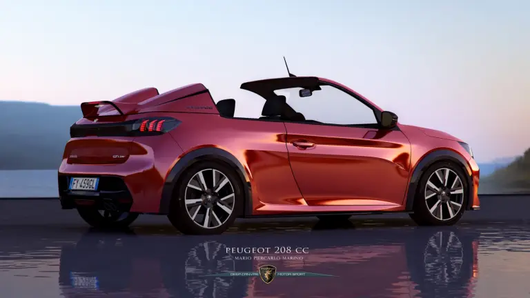 Peugeot 208 CC 2020 - Rendering - 4