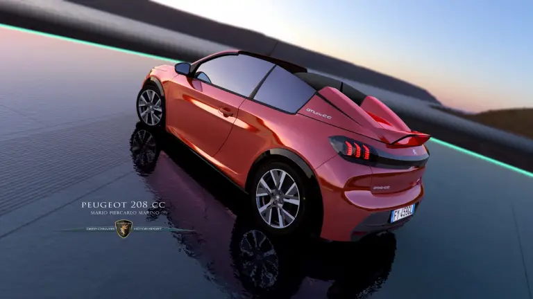 Peugeot 208 CC 2020 - Rendering - 6